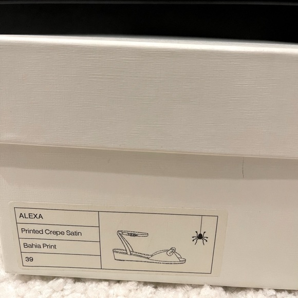 Charlotte Olympia ALEXA in Printed Crepe Satin Bahia Print - Picture 7 of 9